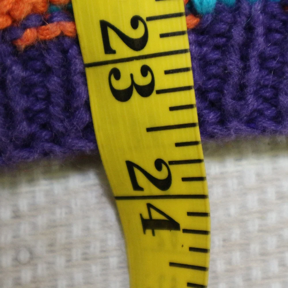 Vtg THE LIMITED Hand Knit Unique Colorful Sweater Sz PS - Picture 6 of 8